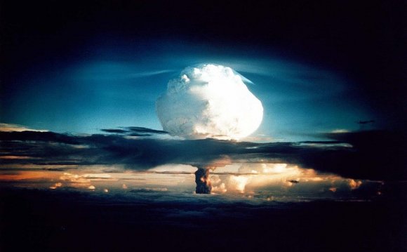Hydrogen bomb nuclear fusion