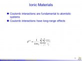 Coulomb interactions