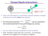 Coulombic interaction