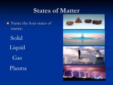 Four states of matter
