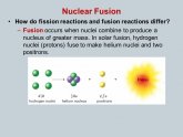 Nuclear fusion reaction equation