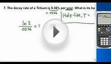 half life of tritium