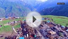 High Definition Aerial footage of Barpak, Gorkha