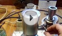 High vacuum pump. (Diffusion pump homemade water heating test)