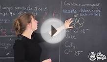 Interaction coulombienne & cristaux ioniques - Physique