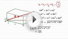 Vectors : Magnitude of a vector 3D : ExamSolutions