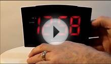 Westclox 70028 Large Display Plasma Digital LED Alarm Clock